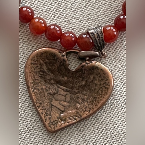 20-1/2 inch Leopard Skin Gemstone bead Necklace NWOT - Picture 9 of 14